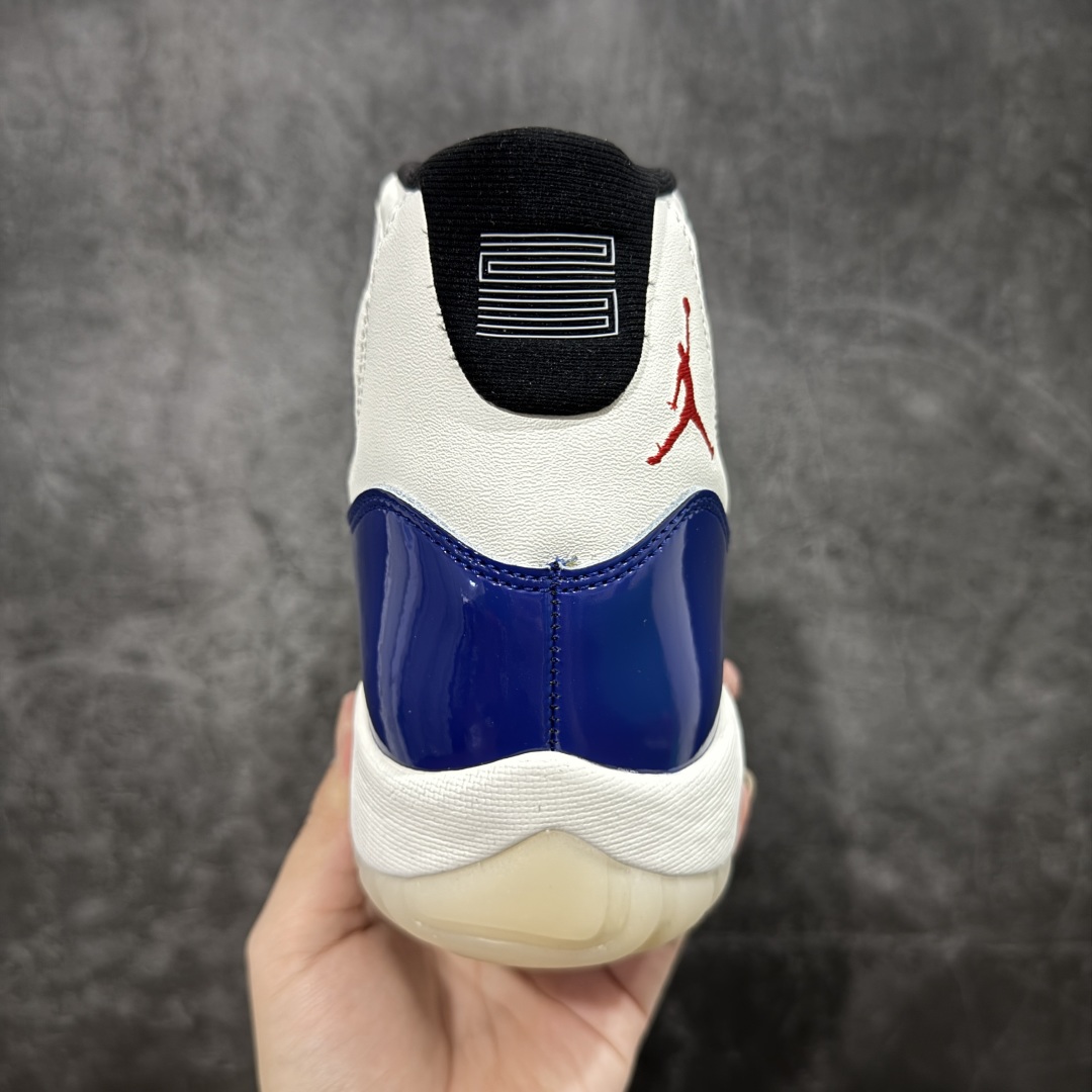 图片[4]-【外贸纯原】Air Jordan 11 Retro AJ11乔11 \” Rare Air \” 白蓝红 稀有空气 货号：IH0296-400 专业AJ外贸大厂出品 纯原质感 进口头层皮料 中底拉帮线 整体清洁度等各方面细节完全一键转发碾压市面诸多嘴炮\”纯原\” 升级原楦原纸版数据开发版型 采用漆皮镀膜牛培革组合耐磨防刮牛津布鞋面材质 搭载原厂碳纤维缓震中底 还原ZP细节 原厂流水成型工艺 厂级拉帮注胶效果 尺码：36 36.5 37.5 38 38.5 39 40 40.5 41 42 42.5 43 44 45 46 47.5-选品中心