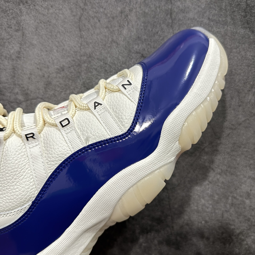 图片[6]-【外贸纯原】Air Jordan 11 Retro AJ11乔11 \” Rare Air \” 白蓝红 稀有空气 货号：IH0296-400 专业AJ外贸大厂出品 纯原质感 进口头层皮料 中底拉帮线 整体清洁度等各方面细节完全一键转发碾压市面诸多嘴炮\”纯原\” 升级原楦原纸版数据开发版型 采用漆皮镀膜牛培革组合耐磨防刮牛津布鞋面材质 搭载原厂碳纤维缓震中底 还原ZP细节 原厂流水成型工艺 厂级拉帮注胶效果 尺码：36 36.5 37.5 38 38.5 39 40 40.5 41 42 42.5 43 44 45 46 47.5-选品中心