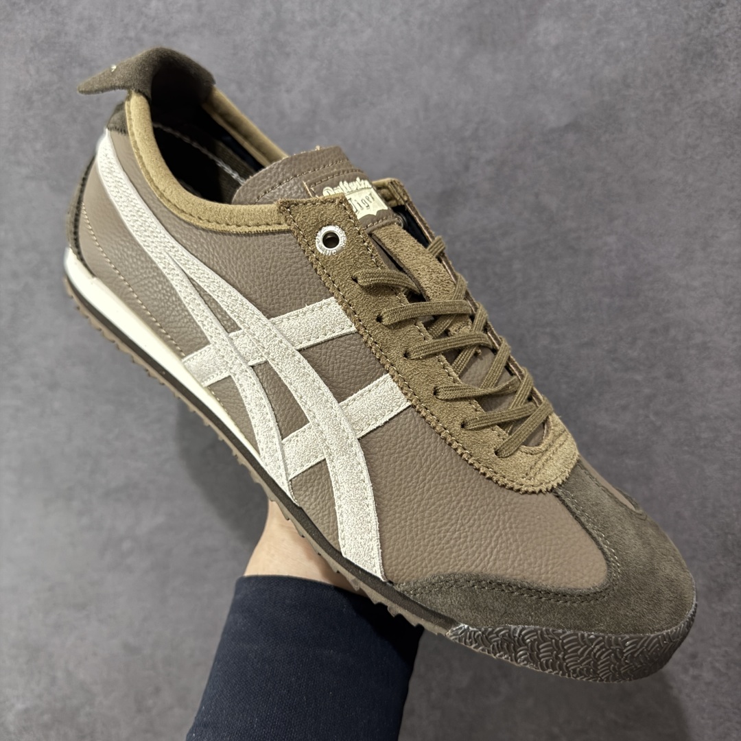 图片[3]-【公司级】Asics 鬼冢虎 Mexico 66 SD款 牛皮革 棕白色 印尼厂Oem原单材料 实拍上架 其余全部客供材料 淘宝B级代购店铺内供💯 四联官方吊牌 乳胶组合鞋垫、羊皮纸质中底 不用宰手买专柜 这里满足你👊🏼 尺码：36-45-选品中心