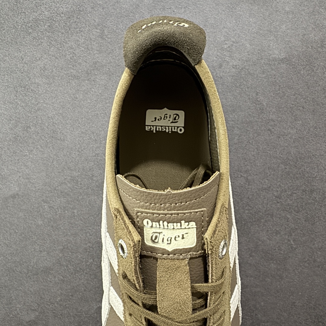 图片[7]-【公司级】Asics 鬼冢虎 Mexico 66 SD款 牛皮革 棕白色 印尼厂Oem原单材料 实拍上架 其余全部客供材料 淘宝B级代购店铺内供💯 四联官方吊牌 乳胶组合鞋垫、羊皮纸质中底 不用宰手买专柜 这里满足你👊🏼 尺码：36-45-选品中心