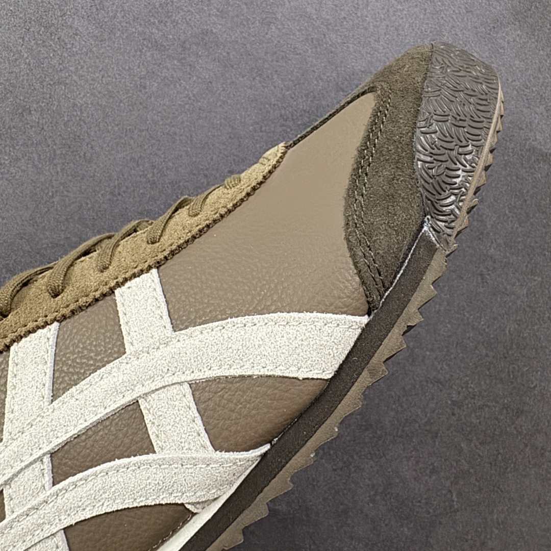 图片[5]-【公司级】Asics 鬼冢虎 Mexico 66 SD款 牛皮革 棕白色 印尼厂Oem原单材料 实拍上架 其余全部客供材料 淘宝B级代购店铺内供💯 四联官方吊牌 乳胶组合鞋垫、羊皮纸质中底 不用宰手买专柜 这里满足你👊🏼 尺码：36-45-选品中心