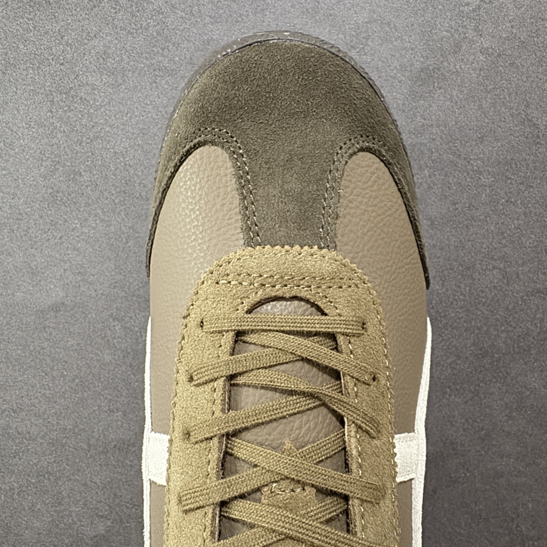图片[8]-【公司级】Asics 鬼冢虎 Mexico 66 SD款 牛皮革 棕白色 印尼厂Oem原单材料 实拍上架 其余全部客供材料 淘宝B级代购店铺内供💯 四联官方吊牌 乳胶组合鞋垫、羊皮纸质中底 不用宰手买专柜 这里满足你👊🏼 尺码：36-45-选品中心