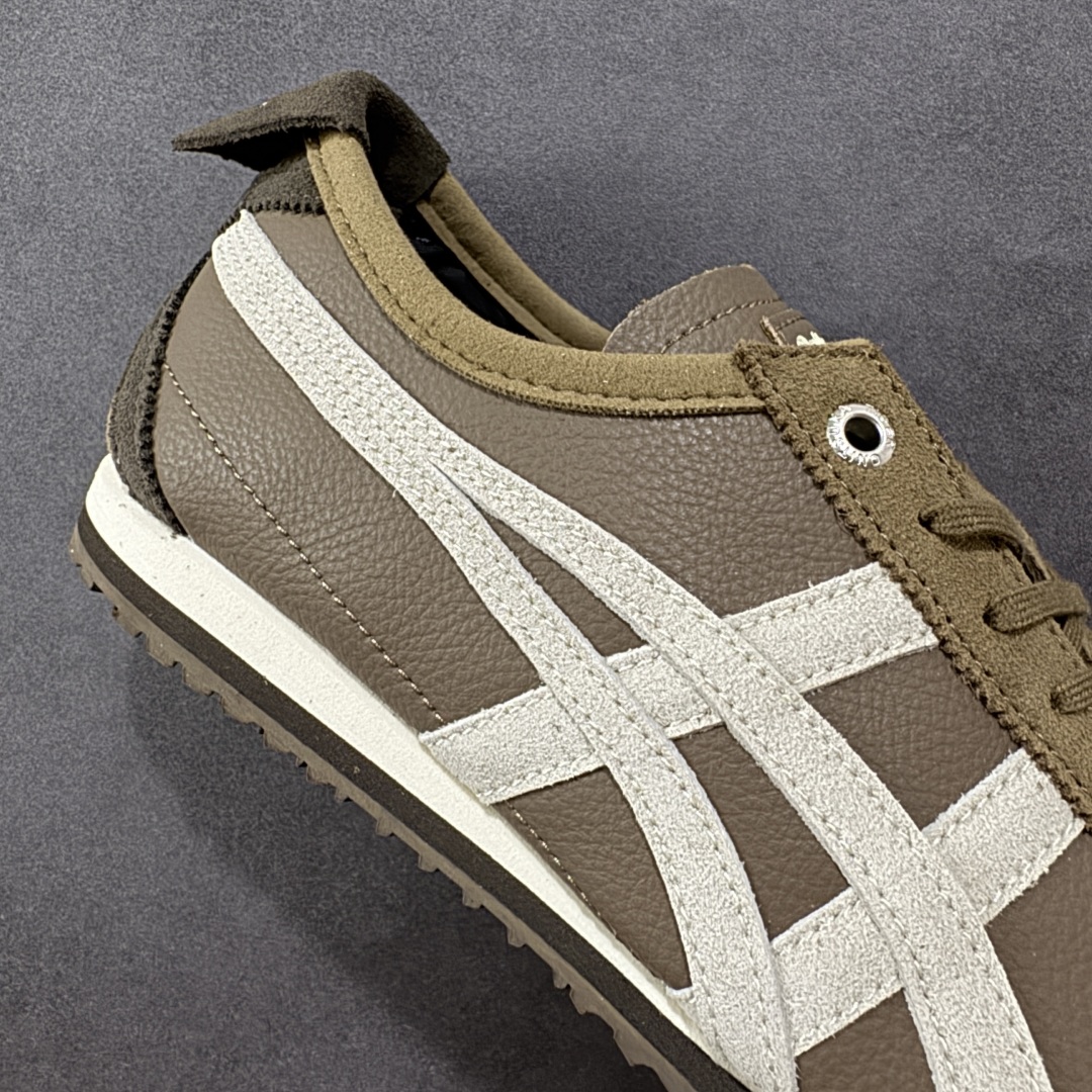 图片[6]-【公司级】Asics 鬼冢虎 Mexico 66 SD款 牛皮革 棕白色 印尼厂Oem原单材料 实拍上架 其余全部客供材料 淘宝B级代购店铺内供💯 四联官方吊牌 乳胶组合鞋垫、羊皮纸质中底 不用宰手买专柜 这里满足你👊🏼 尺码：36-45-选品中心