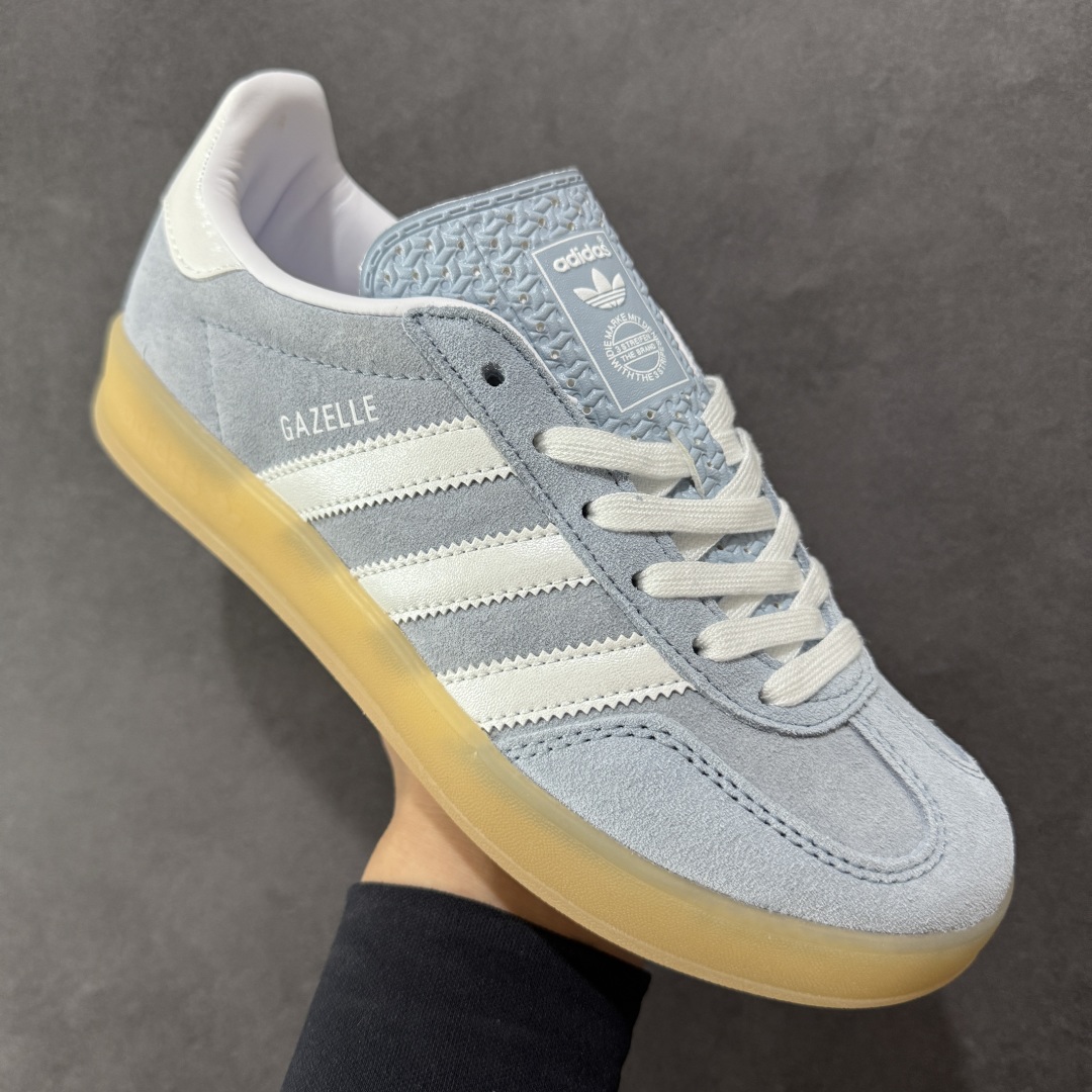 图片[3]-【公司级】Adidas Originals Gazelle Indoor JQ7009 三叶草复古休闲防滑耐磨低帮板鞋  尺码：35 36 36.5 37 38 38.5 39 40 40.5 41 42 42.5 43 44 44.5 45 编码：YQB200210-选品中心