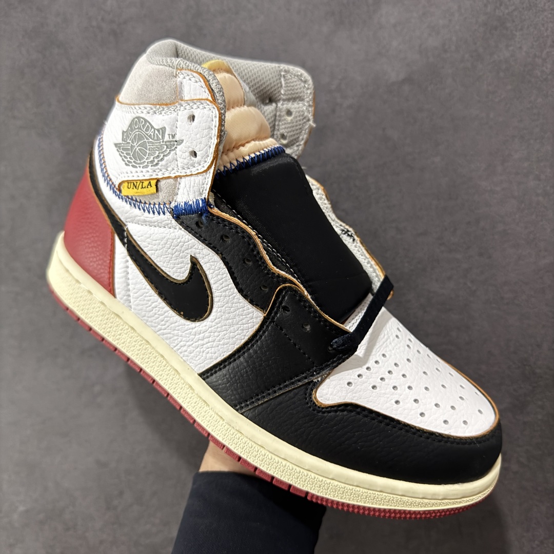 图片[3]-【头层福利版】Union x Air Jordan 1 Retro High高帮aj1 乔丹一代经典复古运动篮球板鞋 大厂福利 全头层皮料 原楦原纸板 细节如图所 尺码： 36-46-选品中心