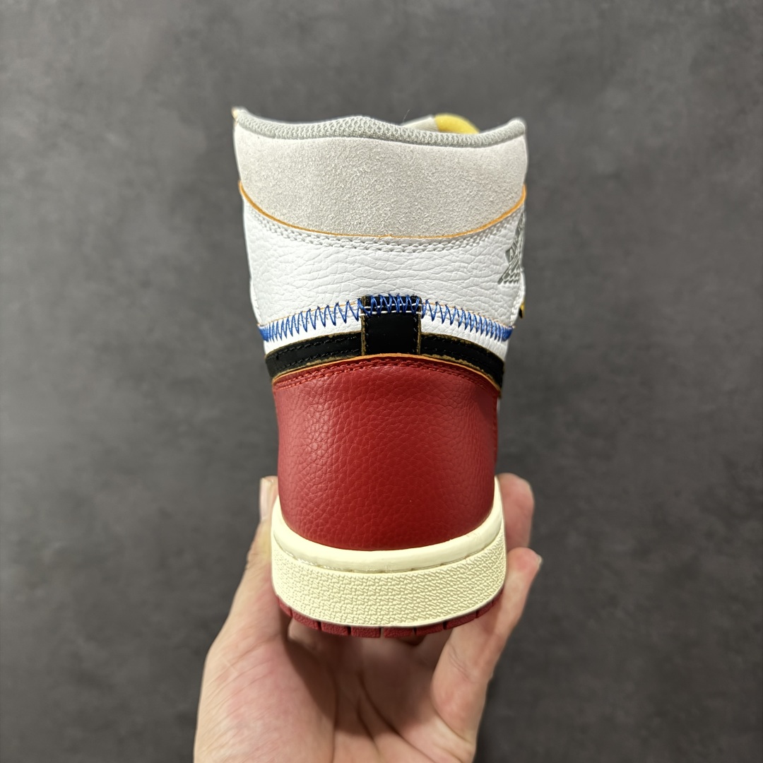 图片[4]-【头层福利版】Union x Air Jordan 1 Retro High高帮aj1 乔丹一代经典复古运动篮球板鞋 大厂福利 全头层皮料 原楦原纸板 细节如图所 尺码： 36-46-选品中心