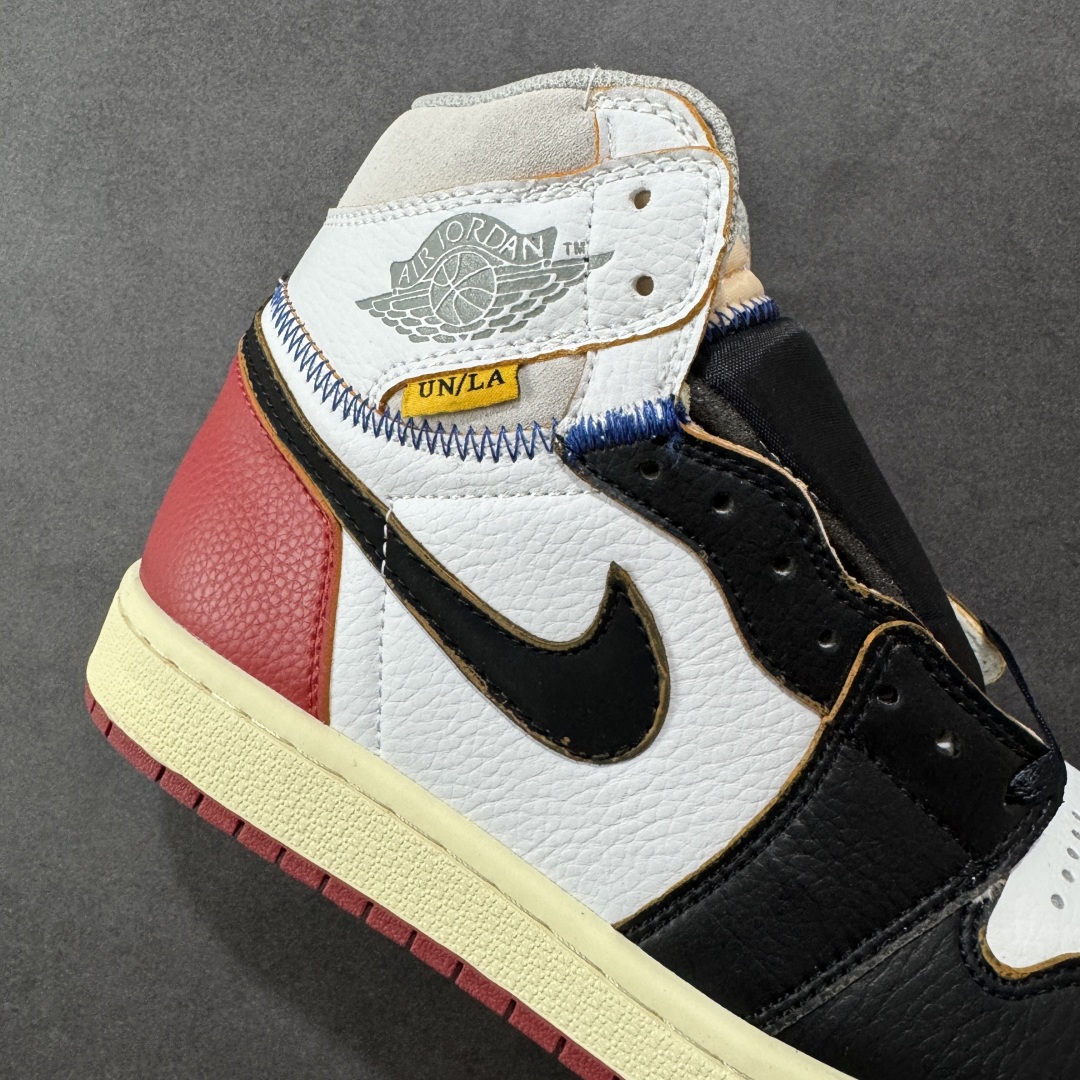 图片[6]-【头层福利版】Union x Air Jordan 1 Retro High高帮aj1 乔丹一代经典复古运动篮球板鞋 大厂福利 全头层皮料 原楦原纸板 细节如图所 尺码： 36-46-选品中心