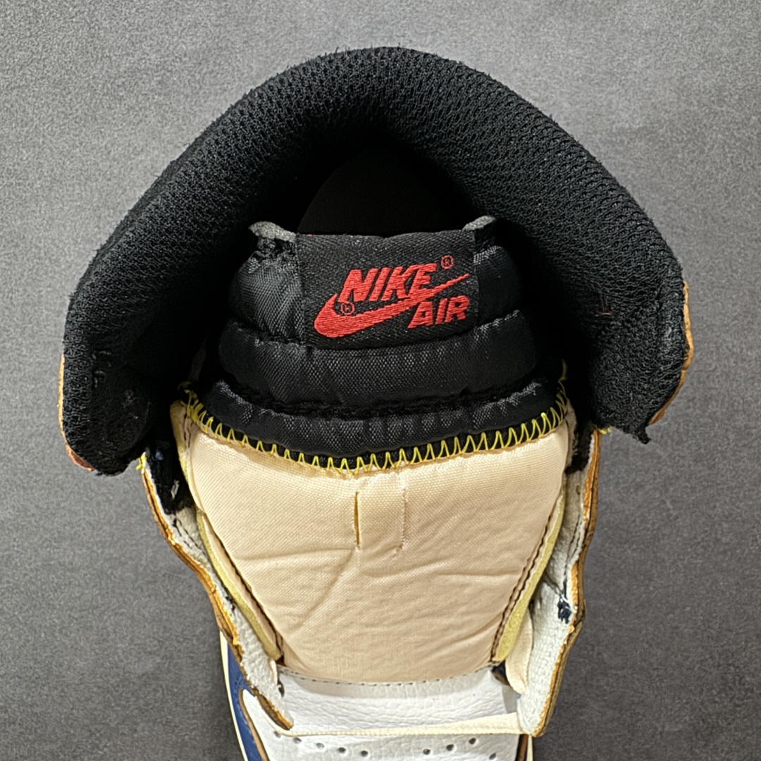 图片[7]-【头层福利版】Union x Air Jordan 1 Retro High高帮aj1 乔丹一代经典复古运动篮球板鞋 大厂福利 全头层皮料 原楦原纸板 细节如图所 尺码： 36-46-选品中心