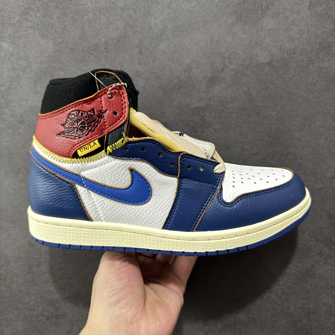 【头层福利版】Union x Air Jordan 1 Retro High高帮aj1 乔丹一代经典复古运动篮球板鞋 大厂福利 全头层皮料 原楦原纸板 细节如图所 尺码: 36-46-选品中心