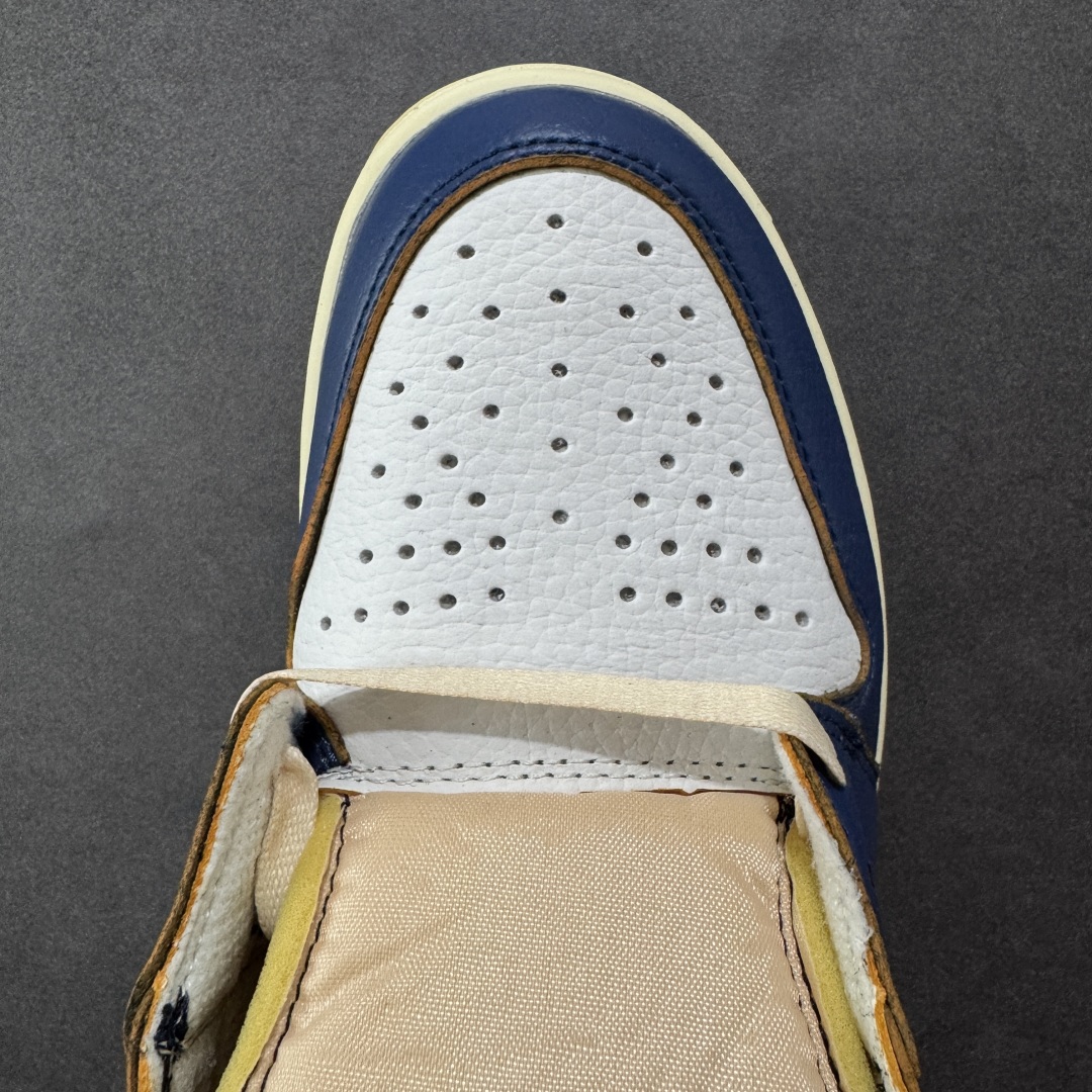 图片[8]-【头层福利版】Union x Air Jordan 1 Retro High高帮aj1 乔丹一代经典复古运动篮球板鞋 大厂福利 全头层皮料 原楦原纸板 细节如图所 尺码： 36-46-选品中心
