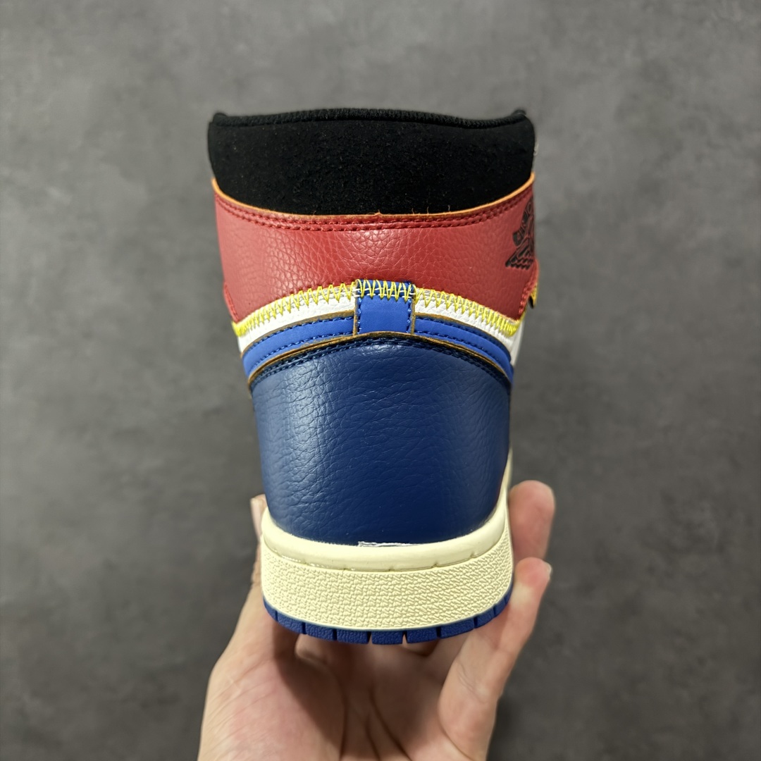 图片[4]-【头层福利版】Union x Air Jordan 1 Retro High高帮aj1 乔丹一代经典复古运动篮球板鞋 大厂福利 全头层皮料 原楦原纸板 细节如图所 尺码： 36-46-选品中心