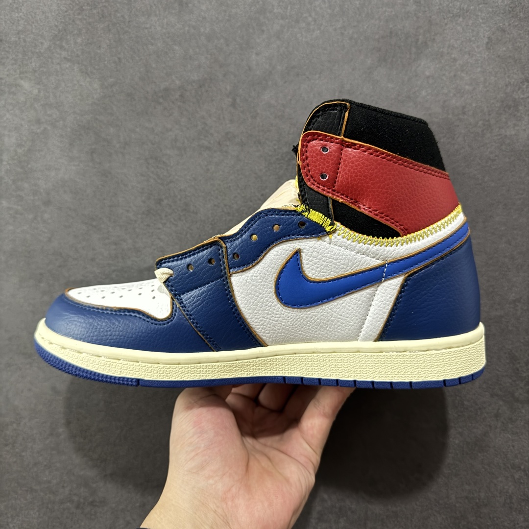 图片[2]-【头层福利版】Union x Air Jordan 1 Retro High高帮aj1 乔丹一代经典复古运动篮球板鞋 大厂福利 全头层皮料 原楦原纸板 细节如图所 尺码： 36-46-选品中心