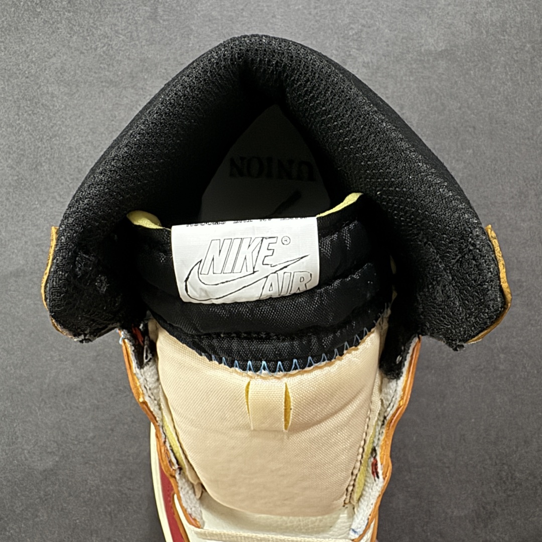 图片[7]-【头层福利版】Union x Air Jordan 1 Retro High高帮aj1 乔丹一代经典复古运动篮球板鞋 大厂福利 全头层皮料 原楦原纸板 细节如图所 尺码： 36-46-选品中心