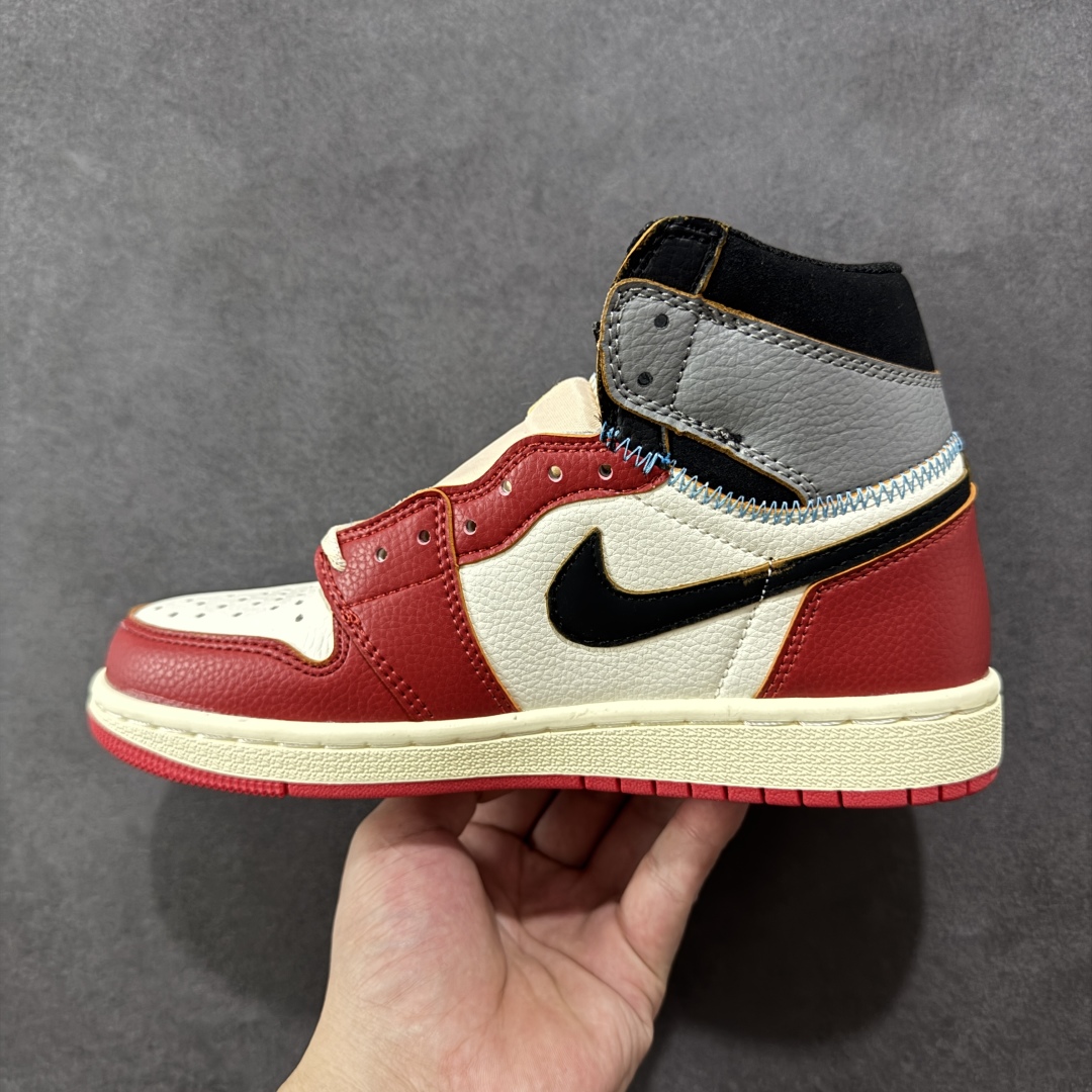 图片[2]-【头层福利版】Union x Air Jordan 1 Retro High高帮aj1 乔丹一代经典复古运动篮球板鞋 大厂福利 全头层皮料 原楦原纸板 细节如图所 尺码： 36-46-选品中心