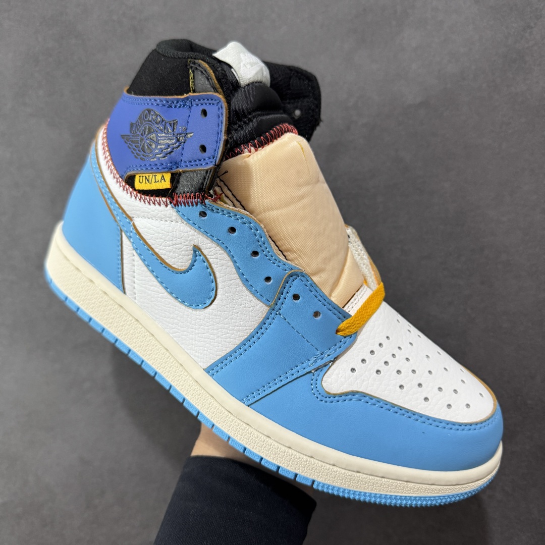 图片[3]-【头层福利版】Union x Air Jordan 1 Retro High高帮aj1 乔丹一代经典复古运动篮球板鞋 大厂福利 全头层皮料 原楦原纸板 细节如图所 尺码： 36-46-选品中心