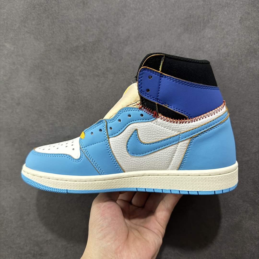 图片[2]-【头层福利版】Union x Air Jordan 1 Retro High高帮aj1 乔丹一代经典复古运动篮球板鞋 大厂福利 全头层皮料 原楦原纸板 细节如图所 尺码： 36-46-选品中心