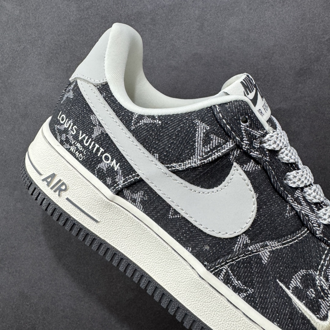 图片[6]-【定制版】Nike Air Force 1\’07 Low LV联名 黑牛仔 空军一号低帮休闲板鞋 ZD1988-003  原楦头原纸板 原装鞋盒 原厂鞋底 超高清洁度 细节完美  尺码：36 36.5 37.5 38 38.5 39 40 40.5 41 42 42.5 43 44 44.5 45-选品中心