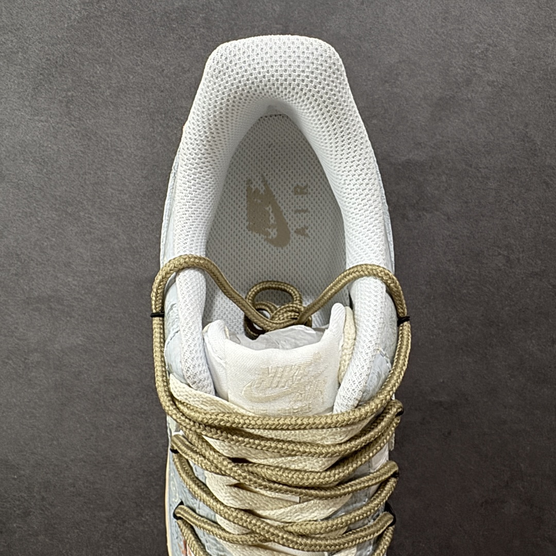 图片[7]-【定制版】Nike Air Force 1\’07 Low 手绘涂鸦 浅雾漫旅 空军一号低帮休闲板鞋  #浅灰基底晕染朦胧雾感，做旧中底似旅途斑驳印记。多彩线条与俏皮图案穿插，如漫步时撞见的奇妙风景，每一处细节，都在讲述一场关于自由与探索的漫旅 货号：YT0303-222   尺码：36 36.5 37.5 38 38.5 39 40 40.5 41 42 42.5 43 44 44.5 45 编码：HXSA310320-选品中心