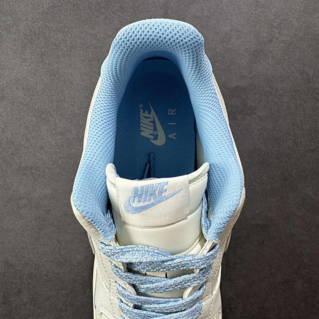 图片[7]-【定制版】Nike Air Force 1\’07 Low 联名 天蓝勾 空军一号低帮休闲板鞋  #原楦头原纸板 原装鞋盒 原厂鞋底 超高清洁度 细节完美 货号：CS5288-030  尺码：36 36.5 37.5 38 38.5 39 40 40.5 41 42 42.5 43 44 44.5 45-选品中心