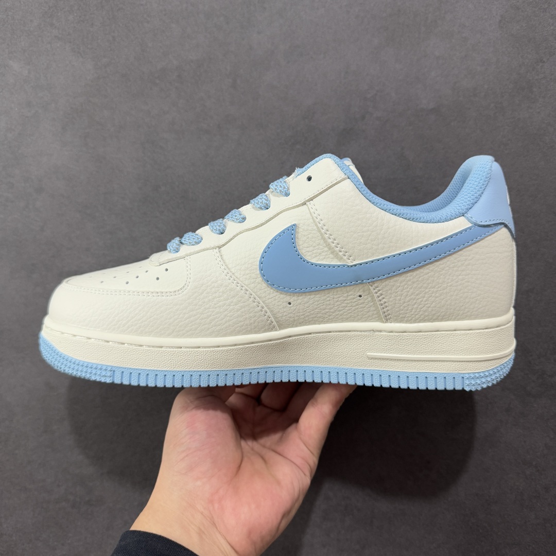 图片[2]-【定制版】Nike Air Force 1\’07 Low 联名 天蓝勾 空军一号低帮休闲板鞋  #原楦头原纸板 原装鞋盒 原厂鞋底 超高清洁度 细节完美 货号：CS5288-030  尺码：36 36.5 37.5 38 38.5 39 40 40.5 41 42 42.5 43 44 44.5 45-选品中心