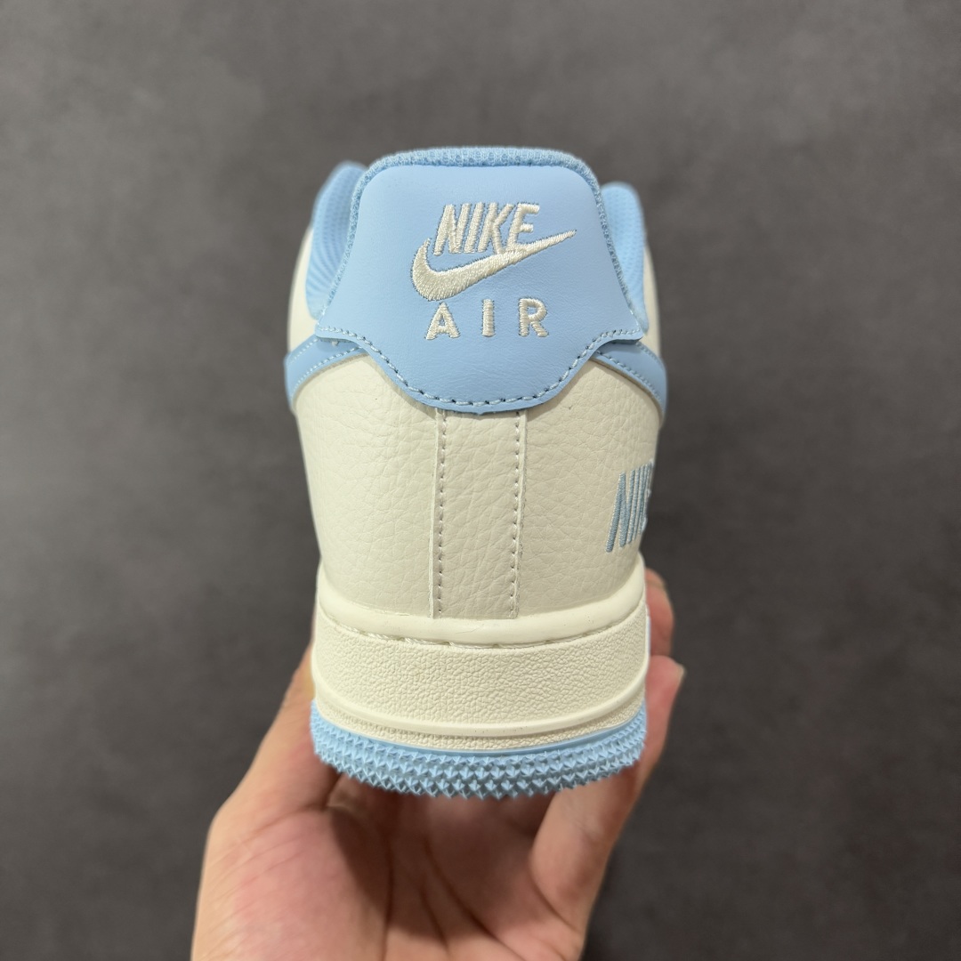 图片[4]-【定制版】Nike Air Force 1\’07 Low 联名 天蓝勾 空军一号低帮休闲板鞋  #原楦头原纸板 原装鞋盒 原厂鞋底 超高清洁度 细节完美 货号：CS5288-030  尺码：36 36.5 37.5 38 38.5 39 40 40.5 41 42 42.5 43 44 44.5 45-选品中心