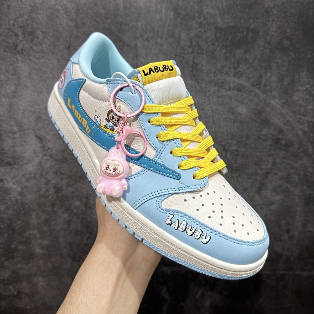  
【定制版】Travis Scott x Nike Air Jordan 1 Low x LABUBU