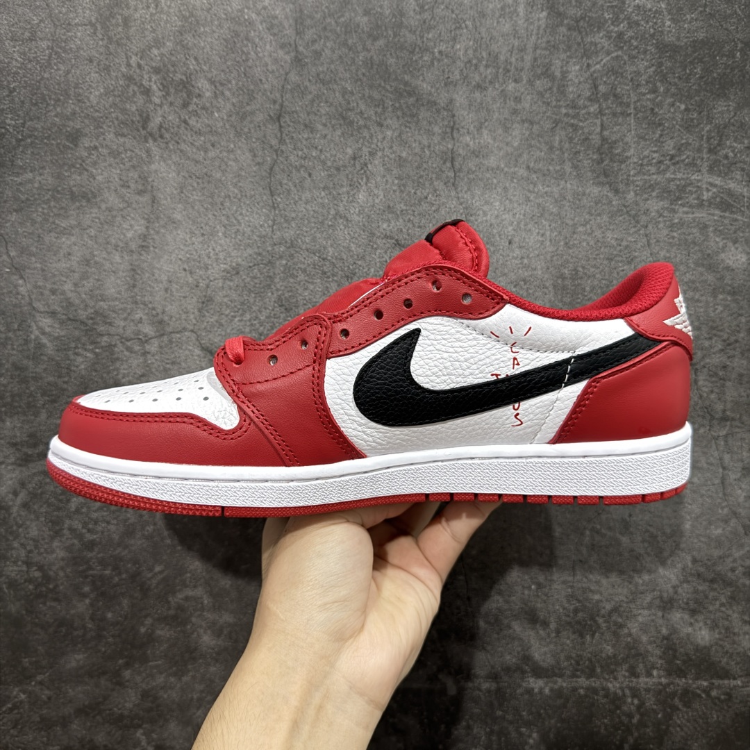  
Travis Scott x Air Jordan AJ1 Low OG SP TS联名倒钩低帮 白