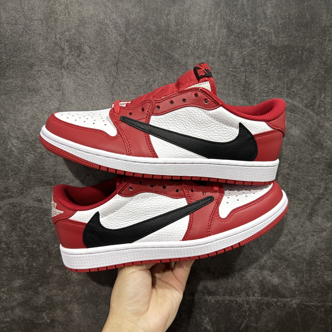  
Travis Scott x Air Jordan AJ1 Low OG SP TS联名倒钩低帮 白