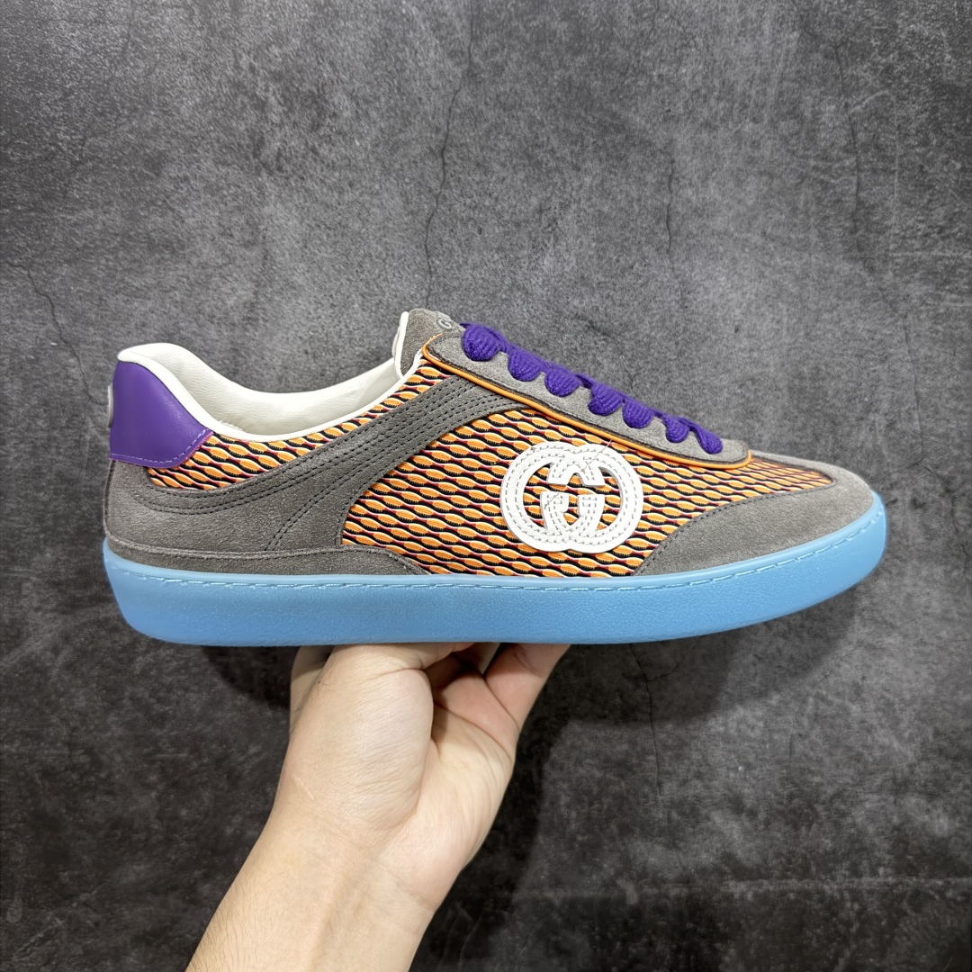 400 广东礼盒版本 Gucci 古驰G75 圆头系带运动鞋