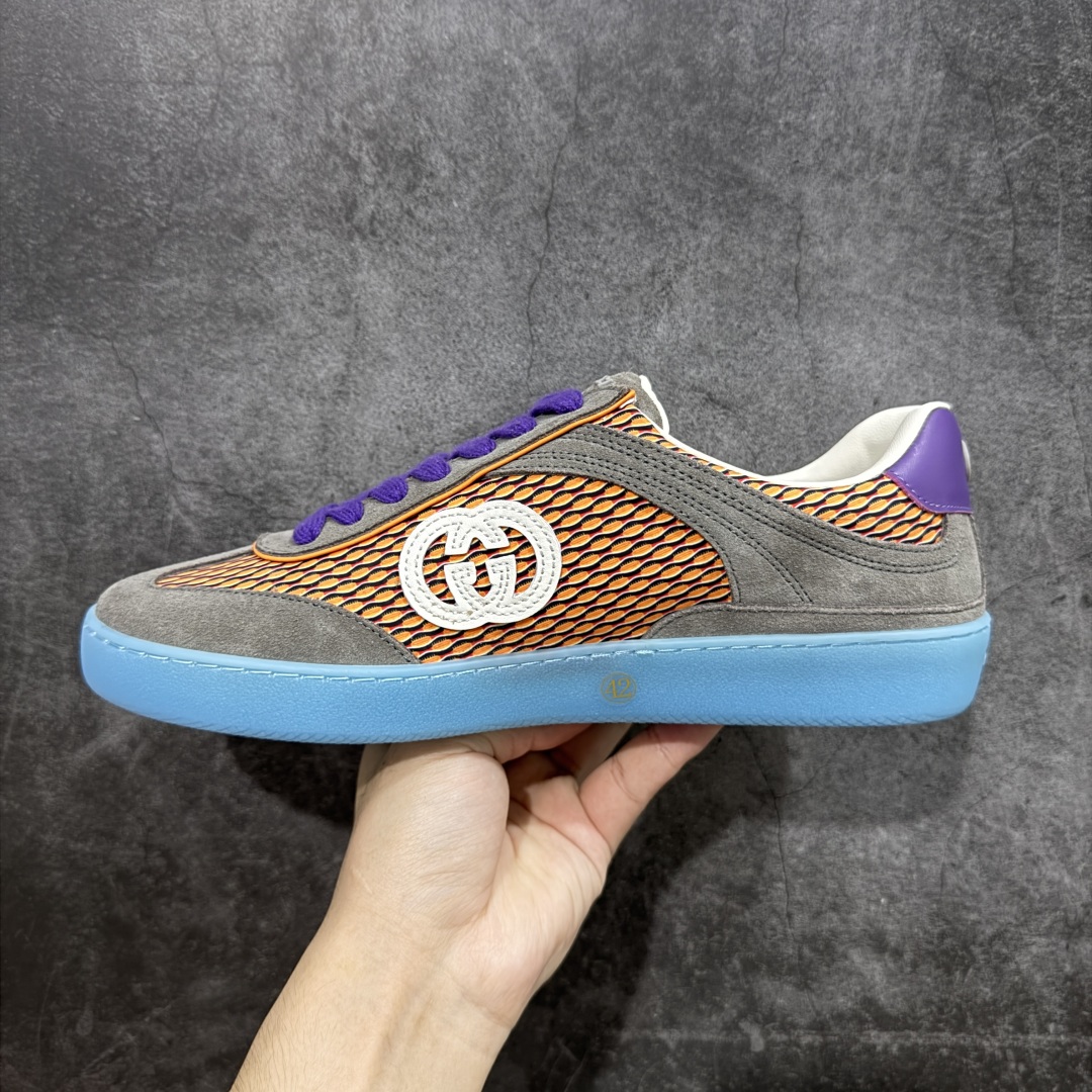400 广东礼盒版本 Gucci 古驰G75 圆头系带运动鞋