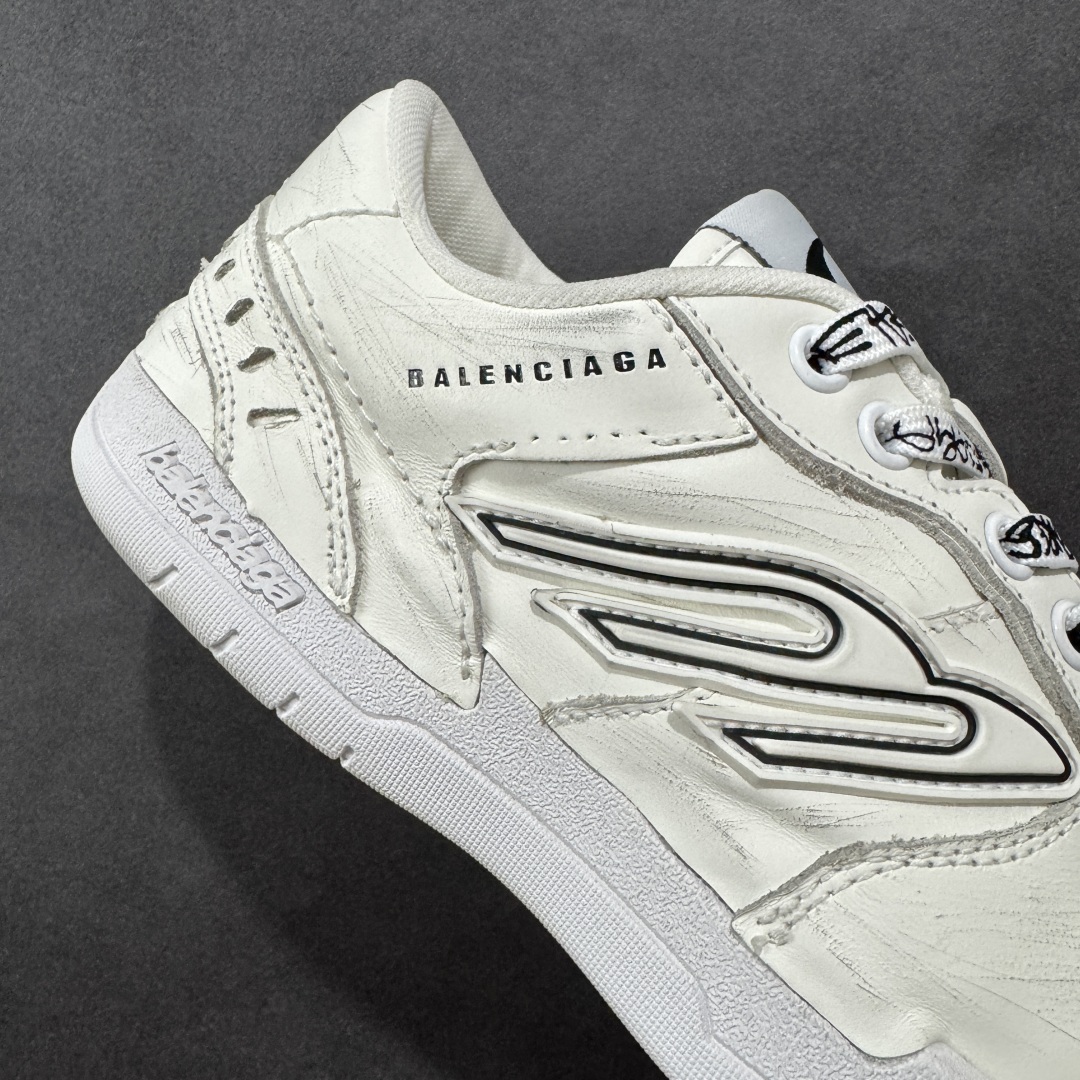 图片[6]-【广东礼盒版】Balenciaga 巴黎世家 Hamptons 手工做旧款 牛皮革 复古圆头系带低帮休闲鞋 官方原配套鞋盒 防尘纸配套齐全 尺码：35 36 37 38 39 40 女鞋先出-选品中心