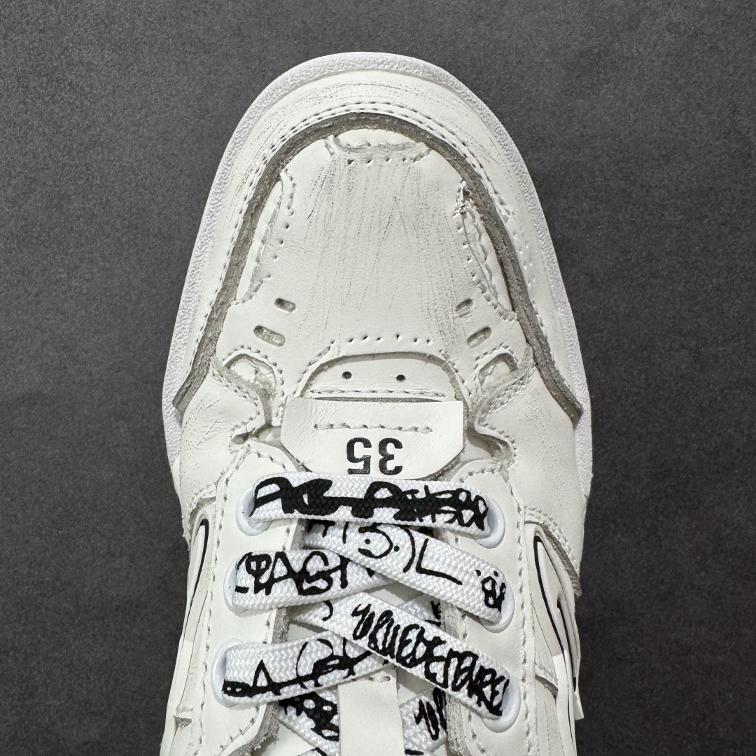 图片[8]-【广东礼盒版】Balenciaga 巴黎世家 Hamptons 手工做旧款 牛皮革 复古圆头系带低帮休闲鞋 官方原配套鞋盒 防尘纸配套齐全 尺码：35 36 37 38 39 40 女鞋先出-选品中心