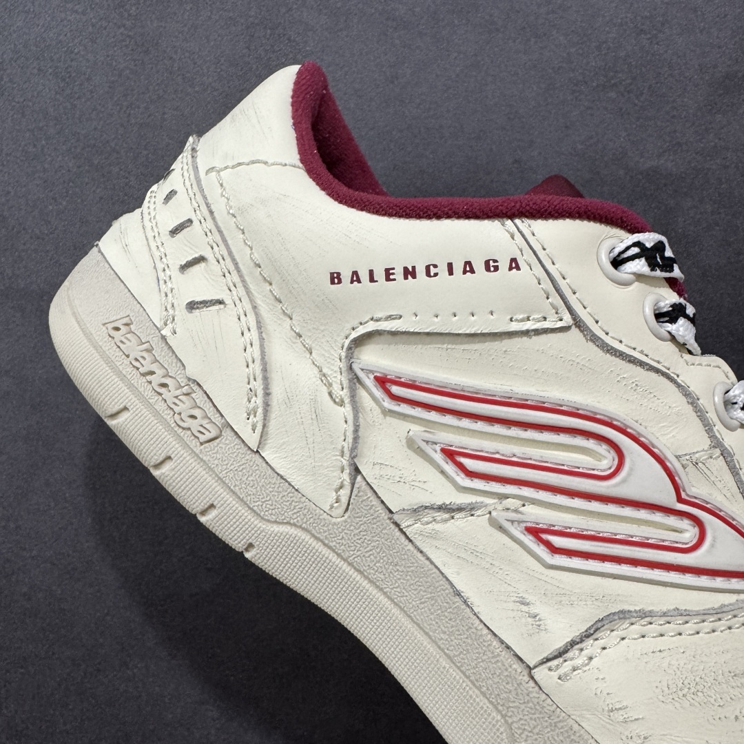 图片[6]-【广东礼盒版】Balenciaga 巴黎世家 Hamptons 手工做旧款 牛皮革 复古圆头系带低帮休闲鞋 官方原配套鞋盒 防尘纸配套齐全 尺码：35 36 37 38 39 40 女鞋先出-选品中心