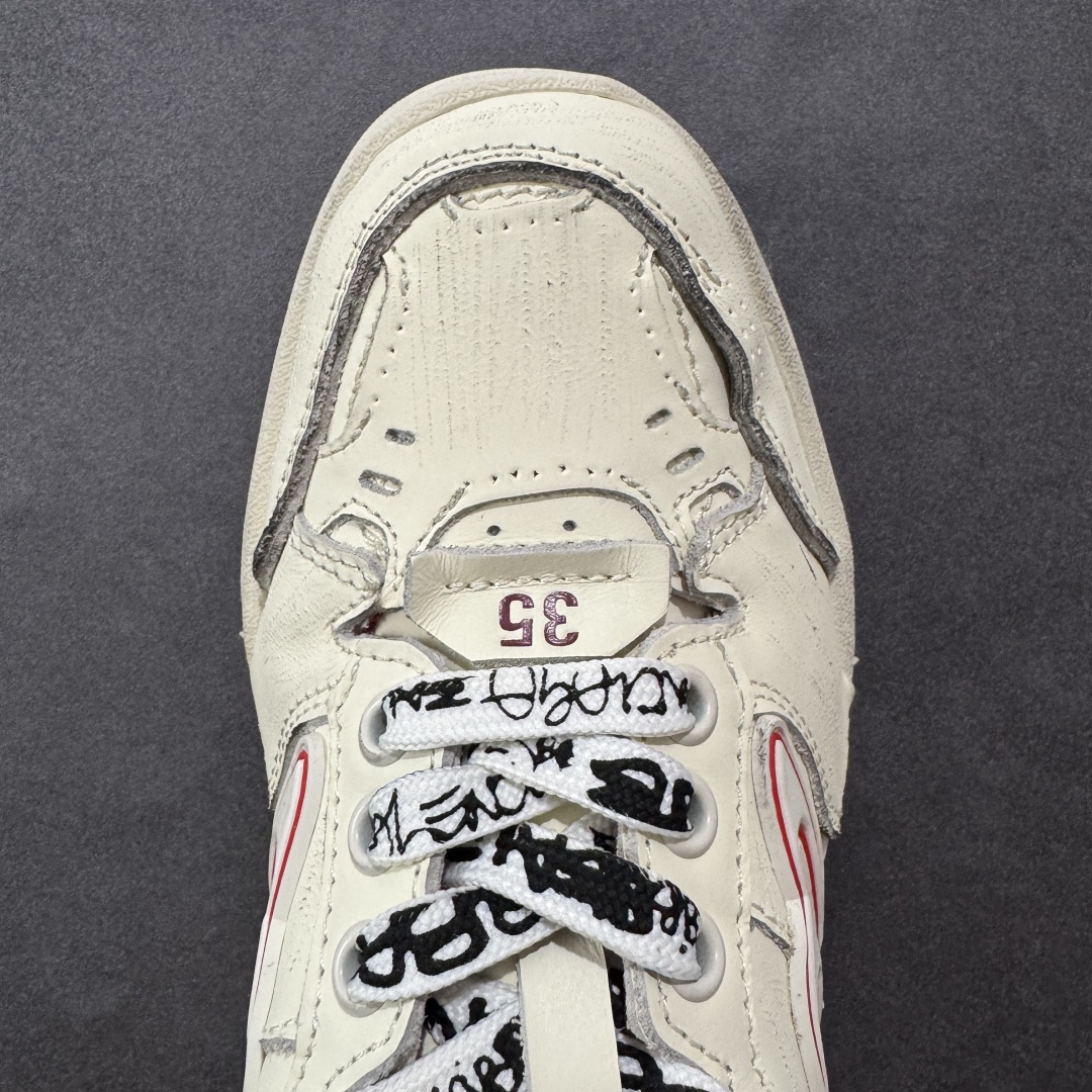 图片[8]-【广东礼盒版】Balenciaga 巴黎世家 Hamptons 手工做旧款 牛皮革 复古圆头系带低帮休闲鞋 官方原配套鞋盒 防尘纸配套齐全 尺码：35 36 37 38 39 40 女鞋先出-选品中心