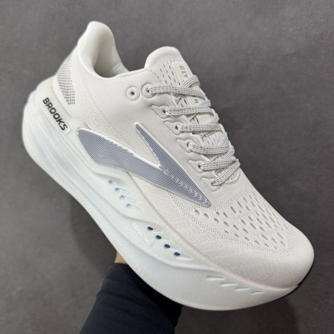 图片[3]-【纯原版】Brooks 布鲁克斯 Glycerin Max超级甘油 超弹轻盈跑步鞋 低帮透气缓震支撑休闲运动慢跑鞋 采用改进工程空气网眼组合热熔工艺 鞋面材质搭载DNA LOFT V2密度泡棉缓震系统 中底外置防滑耐磨橡胶底片 尺码：36-46-选品中心