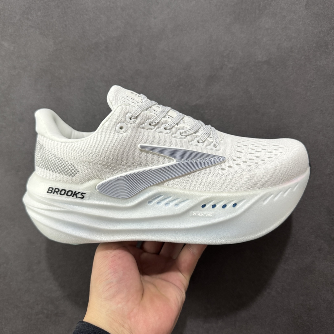 【纯原版】Brooks 布鲁克斯 Glycerin Max超级甘油 超弹轻盈跑步鞋 低帮透气缓震支撑休闲运动慢跑鞋 采用改进工程空气网眼组合热熔工艺 鞋面材质搭载DNA LOFT V2密度泡棉缓震系统 中底外置防滑耐磨橡胶底片 尺码:36-46-选品中心