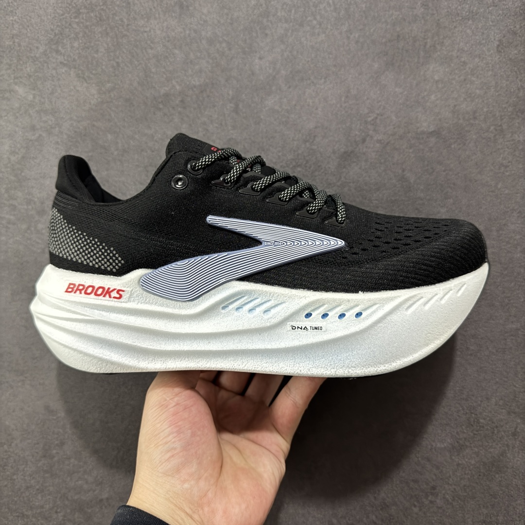 【纯原版】Brooks 布鲁克斯 Glycerin Max超级甘油 超弹轻盈跑步鞋 低帮透气缓震支撑休闲运动慢跑鞋 采用改进工程空气网眼组合热熔工艺 鞋面材质搭载DNA LOFT V2密度泡棉缓震系统 中底外置防滑耐磨橡胶底片 尺码:36-46-选品中心