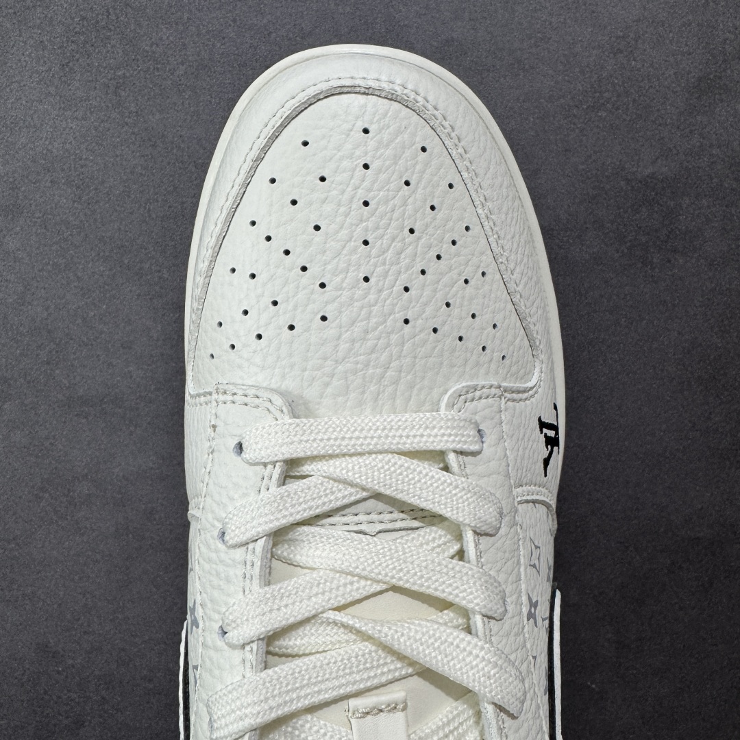 280 定制版 Nike SB Dunk Low LV拉布布 三方联名 白碳黑 高端定制 低帮休闲板鞋 SC0601-455