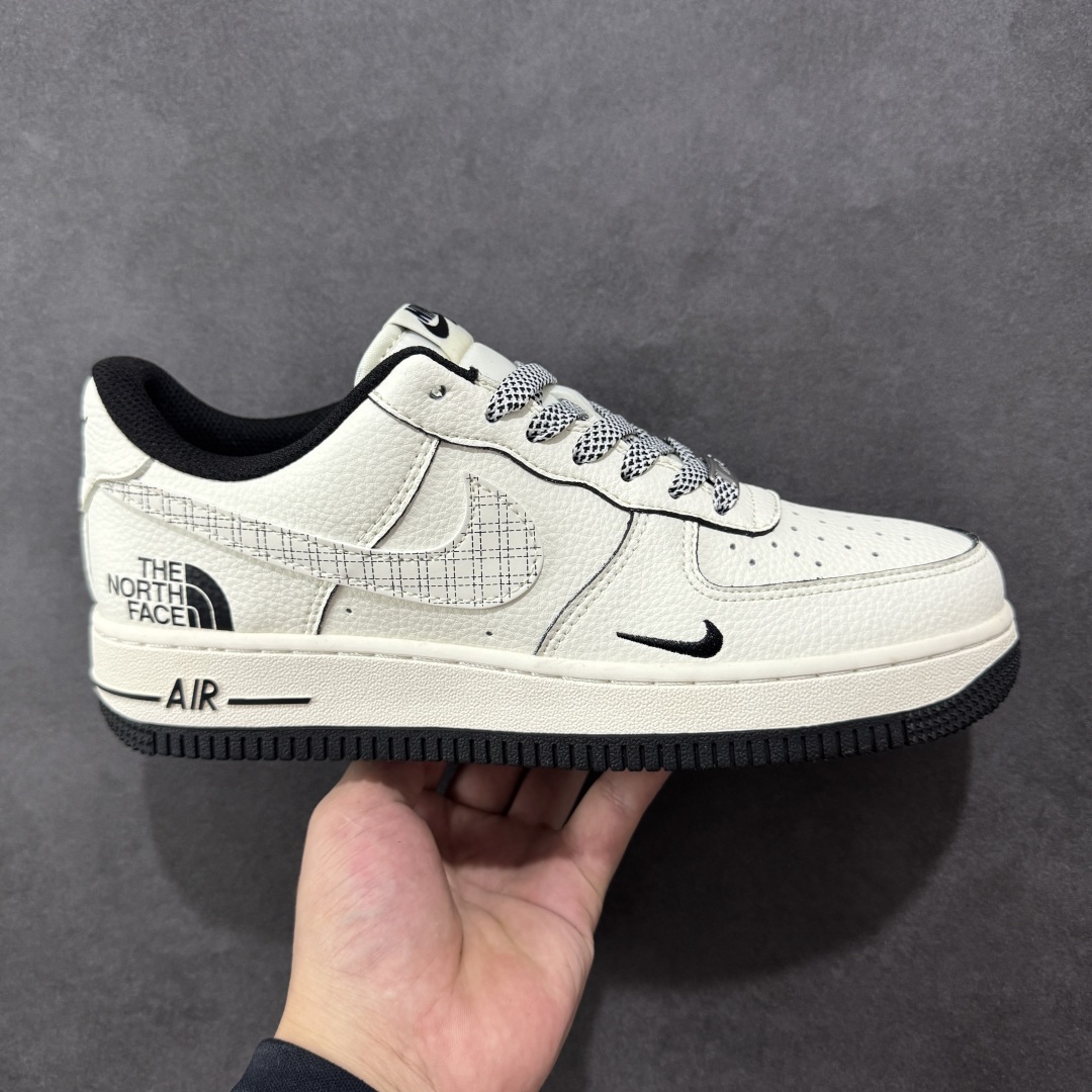 定制版 NIke Air Force 1 ’07 Low “北面联名——米黑网格”空军一号 低帮 运动休闲鞋 JP8028-007