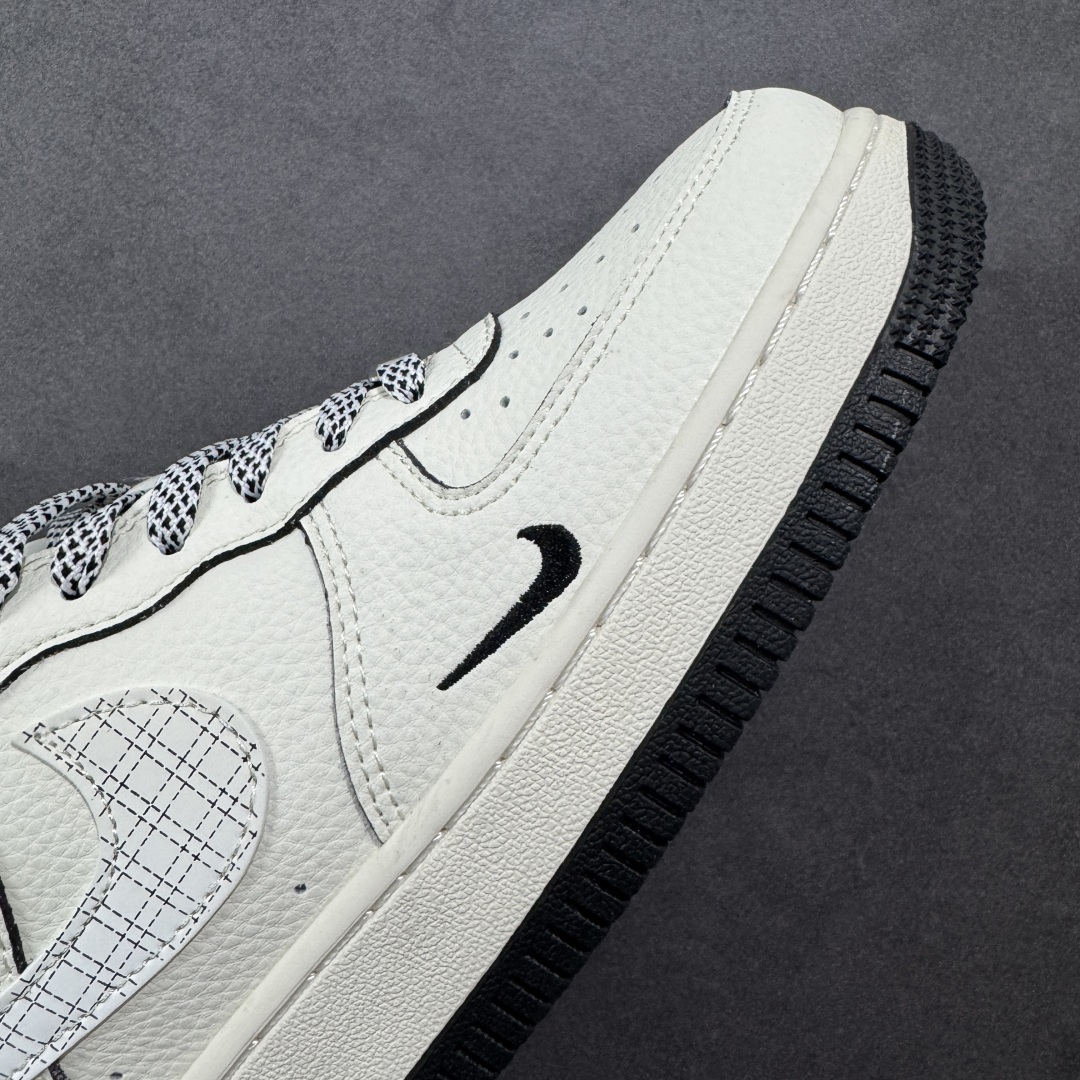 定制版 NIke Air Force 1 '07 Low “北面联名——米黑网格”空军一号 低帮 运动休闲鞋 JP8028-007