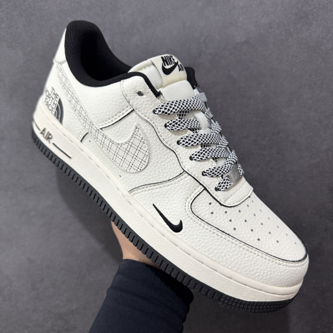 定制版 NIke Air Force 1 '07 Low “北面联名——米黑网格”空军一号 低帮 运动休闲鞋 JP8028-007