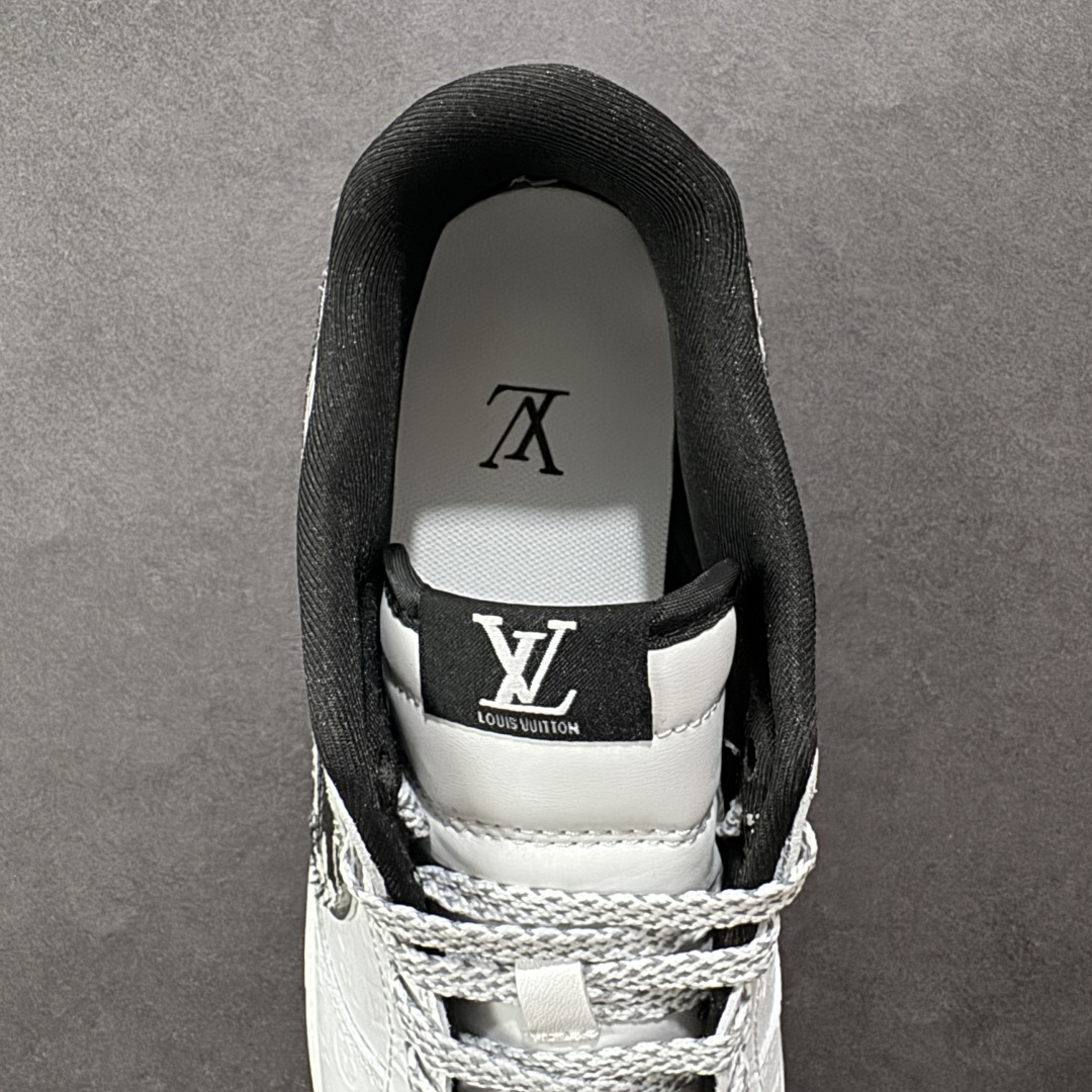定制版 Louis Vuitton x Nike Dunk SB Low 路易威登LV低帮 白黑牛仔勾 休闲运动板鞋 DS6608-002