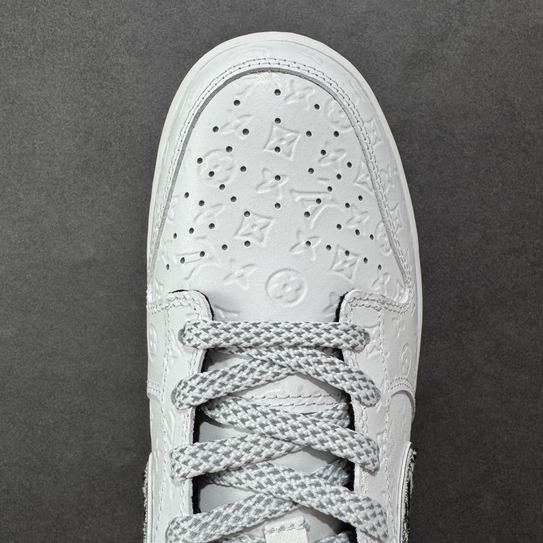 定制版 Louis Vuitton x Nike Dunk SB Low 路易威登LV低帮 白黑牛仔勾 休闲运动板鞋 DS6608-002