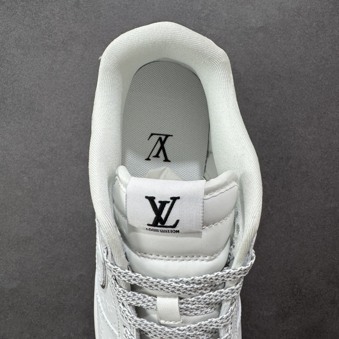 260 定制版 Nike SB Dunk Low “路易威登LV联名---纯白lv印花” 高端定制 低帮休闲板鞋 DS6608-001