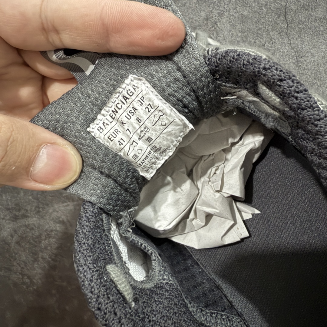 图片[7]-【X版2.0纯原】Balenciaga 3XL 蜘蛛侠 全新金属B款绑带 Sneaker XXXL 巴黎世家 系带老爹鞋 市面最顶没有之一 原厂楦头生产 网布 超纤 均采购于 原厂材料 不然穿出门就是一眼假 大底独立模具开发 细节修正 无数次版型调整 鞋子可随意对比正品！ 尺码：35/46(偏大一码)-选品中心
