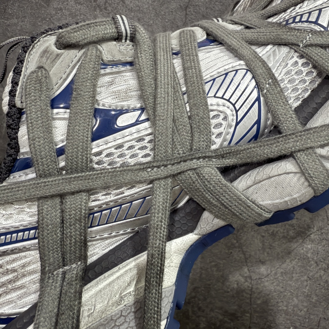 图片[3]-【X版2.0纯原】Balenciaga 3XL 蜘蛛侠 全新金属B款绑带 Sneaker XXXL 巴黎世家 系带老爹鞋 市面最顶没有之一 原厂楦头生产 网布 超纤 均采购于 原厂材料 不然穿出门就是一眼假 大底独立模具开发 细节修正 无数次版型调整 鞋子可随意对比正品！ 尺码：35/46(偏大一码)-选品中心