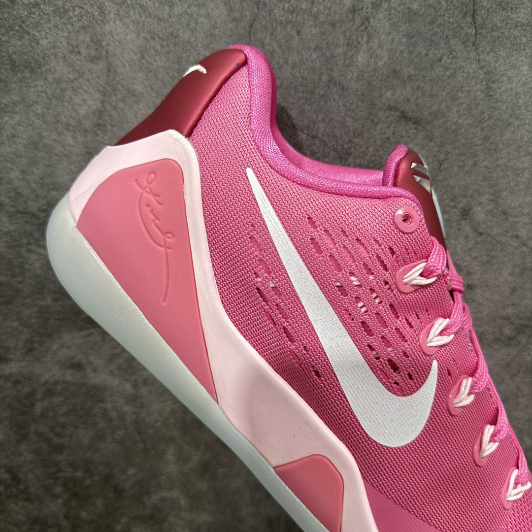  
【纯原】Nike Kobe 9 Low EM Think Pink PE 科比九代舒适减震防滑低帮篮