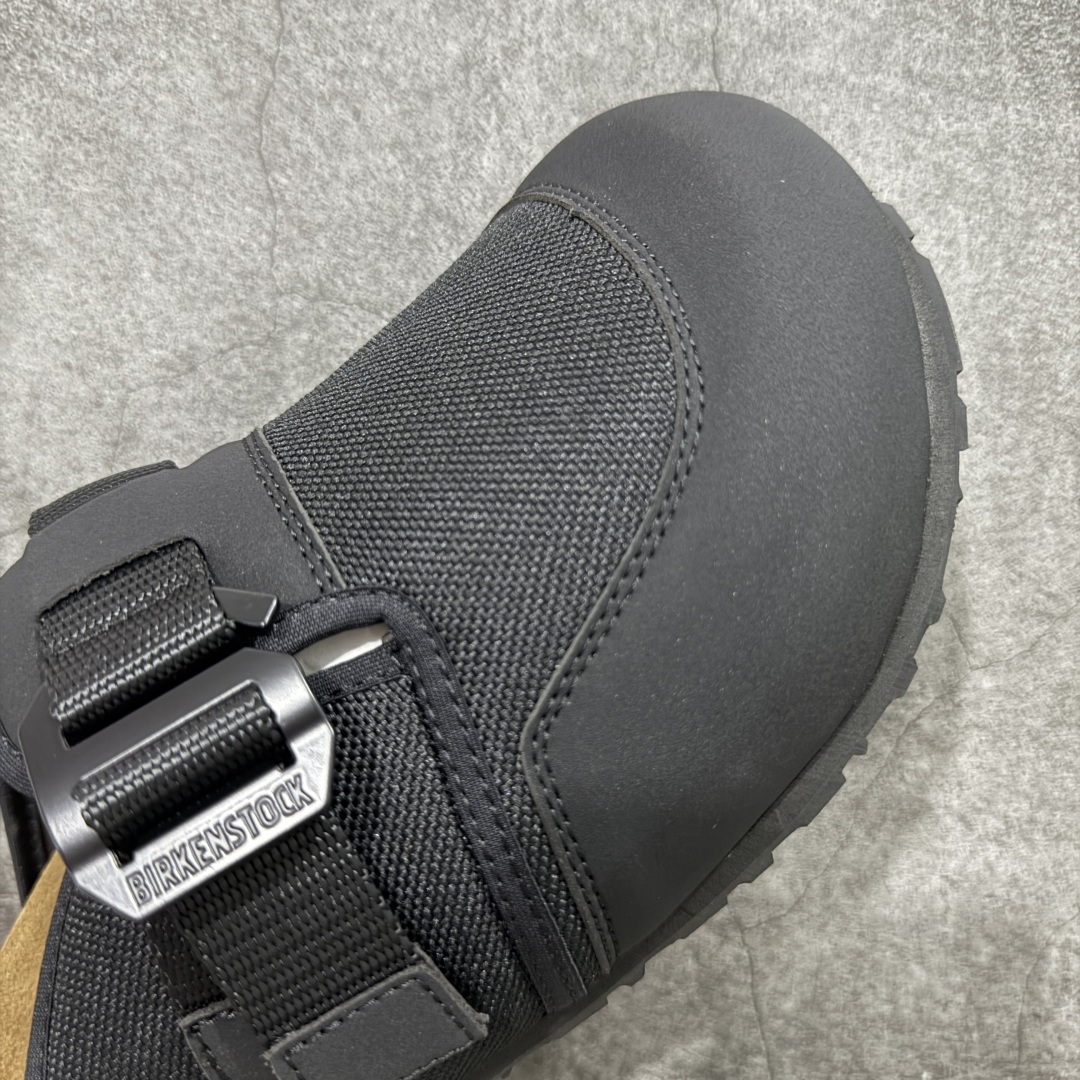 
【纯原】黑色机能风格2025年新款勃肯拖鞋 博肯irkenstock Boston Suede 波士