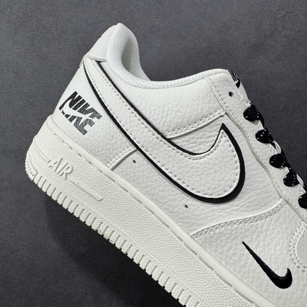  
【定制版】Nike Air Force 1'07 Low 联名 米黑边 空军一号低帮休闲板鞋 CS5