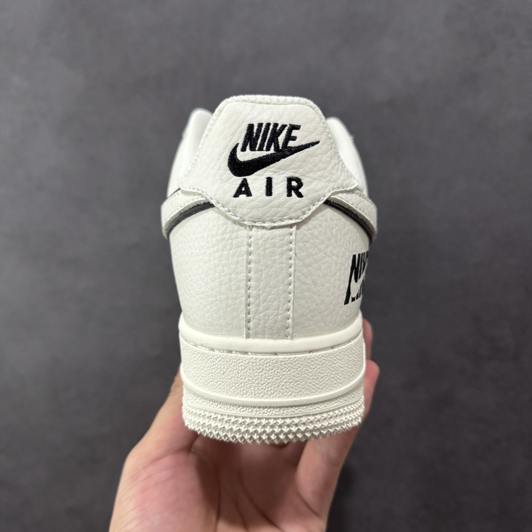  
【定制版】Nike Air Force 1'07 Low 联名 米黑边 空军一号低帮休闲板鞋 CS5